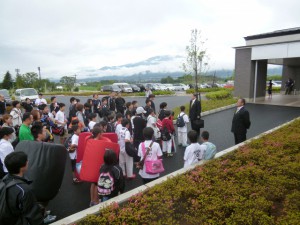 会場入り